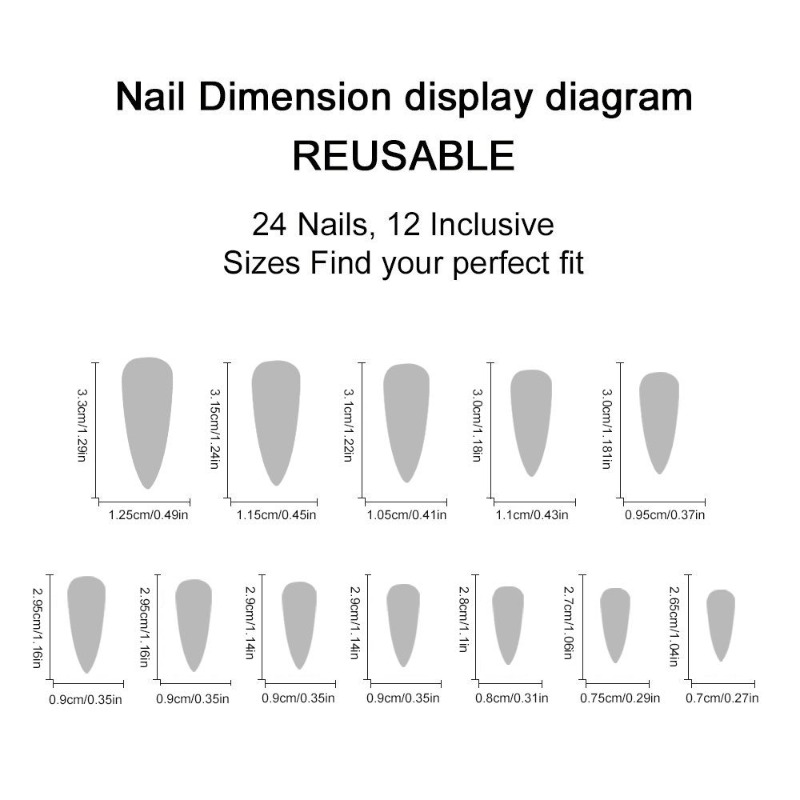 24PCS Y2k Long Stiletto Press  - Nail Art Zebra ulasan dan harga