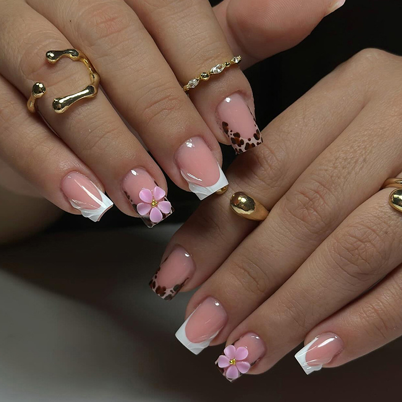 24Pcs Black White French Stick - Nail Art Zebra ulasan dan harga