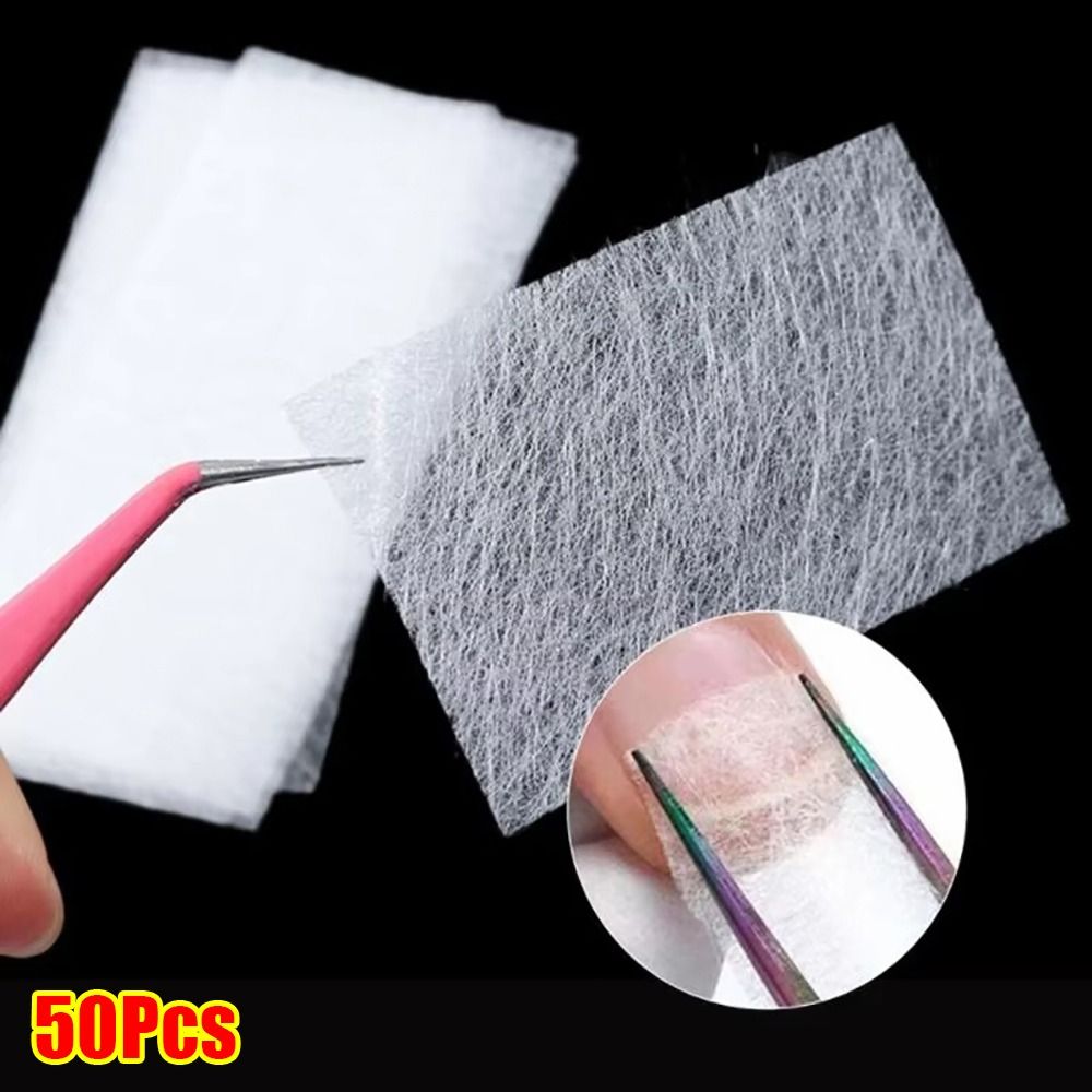 50Pcs Durable Non-woven Silk F - Nail Extension Form ulasan dan harga
