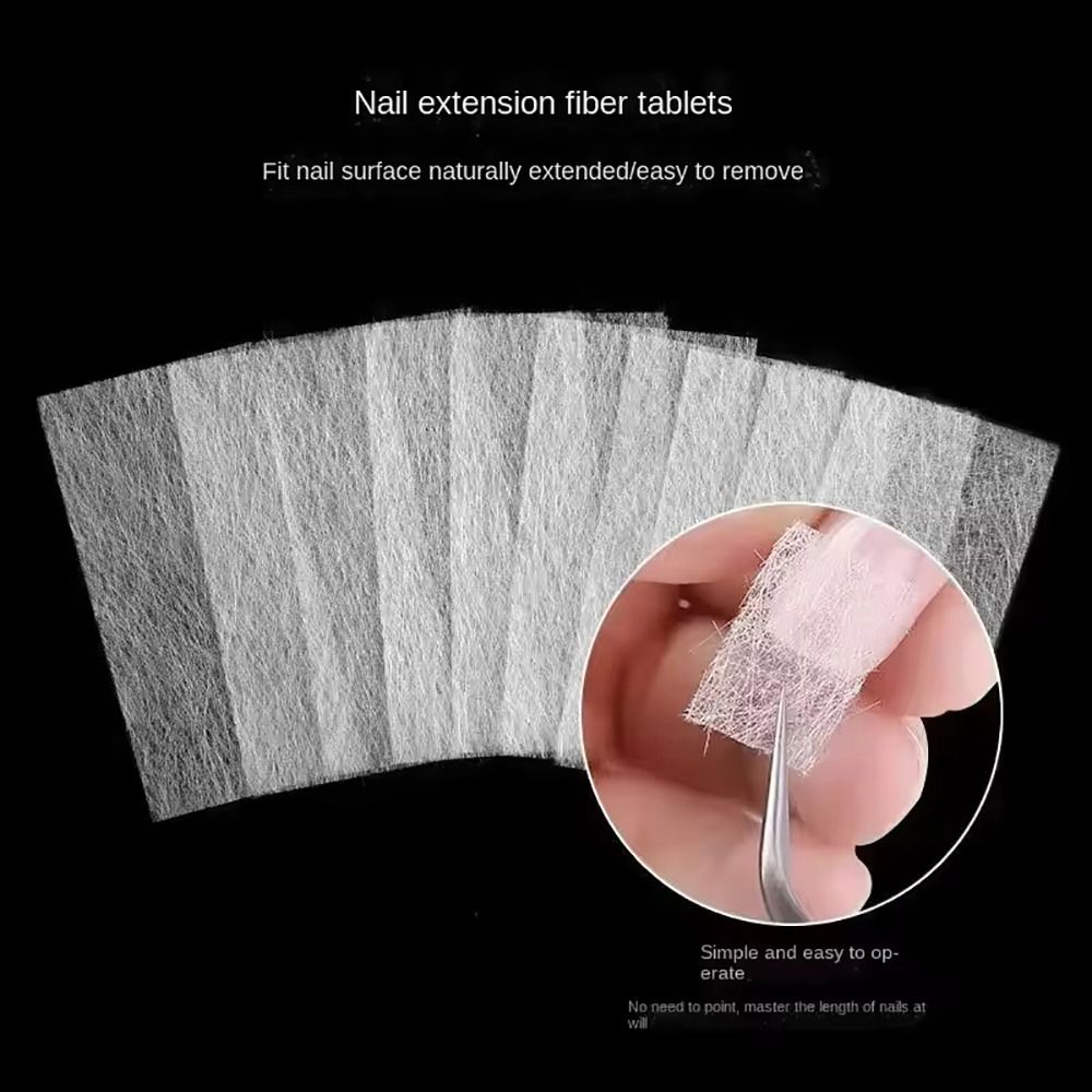 50Pcs Durable Non-woven Silk F - Nail Extension Form ulasan dan harga