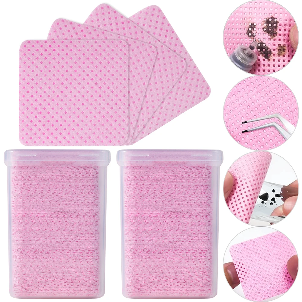 200Pcs Pink Lint-Free Nail Pol - Nail Art Ideas ulasan dan harga