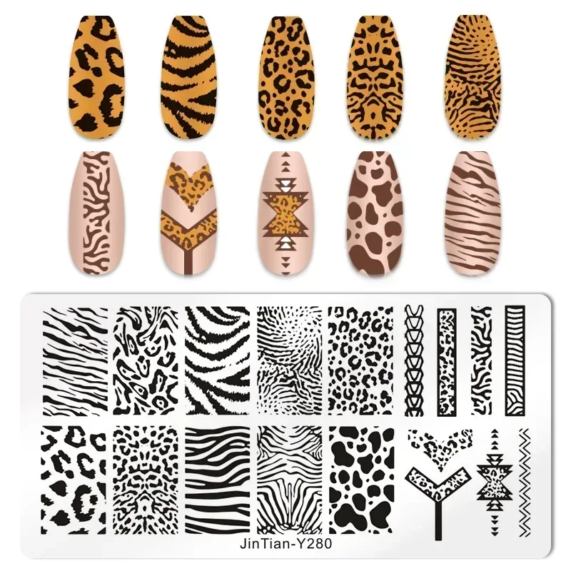 Tiger Zebra Leopard Print Nail - Nail Art Zebra ulasan dan harga
