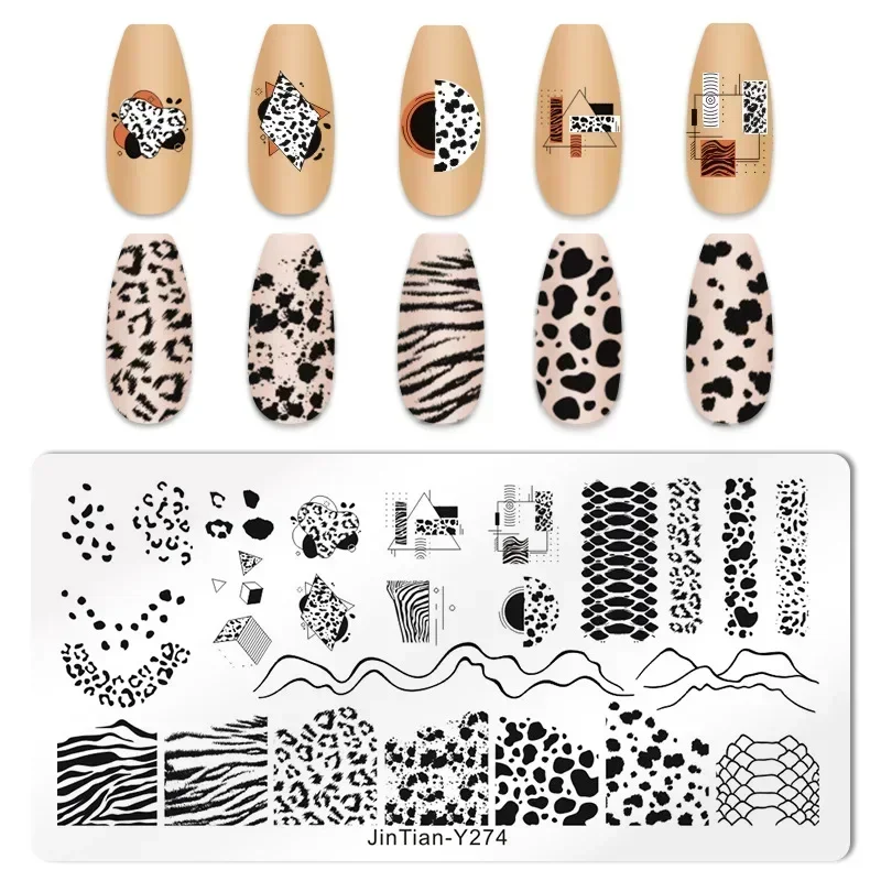 Tiger Zebra Leopard Print Nail - Nail Art Zebra ulasan dan harga