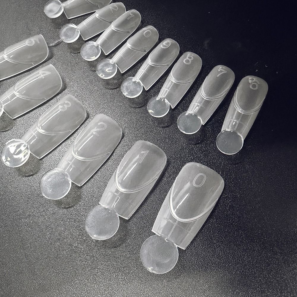 140PCS Matte Surface French Na - Nail Extension Form ulasan dan harga