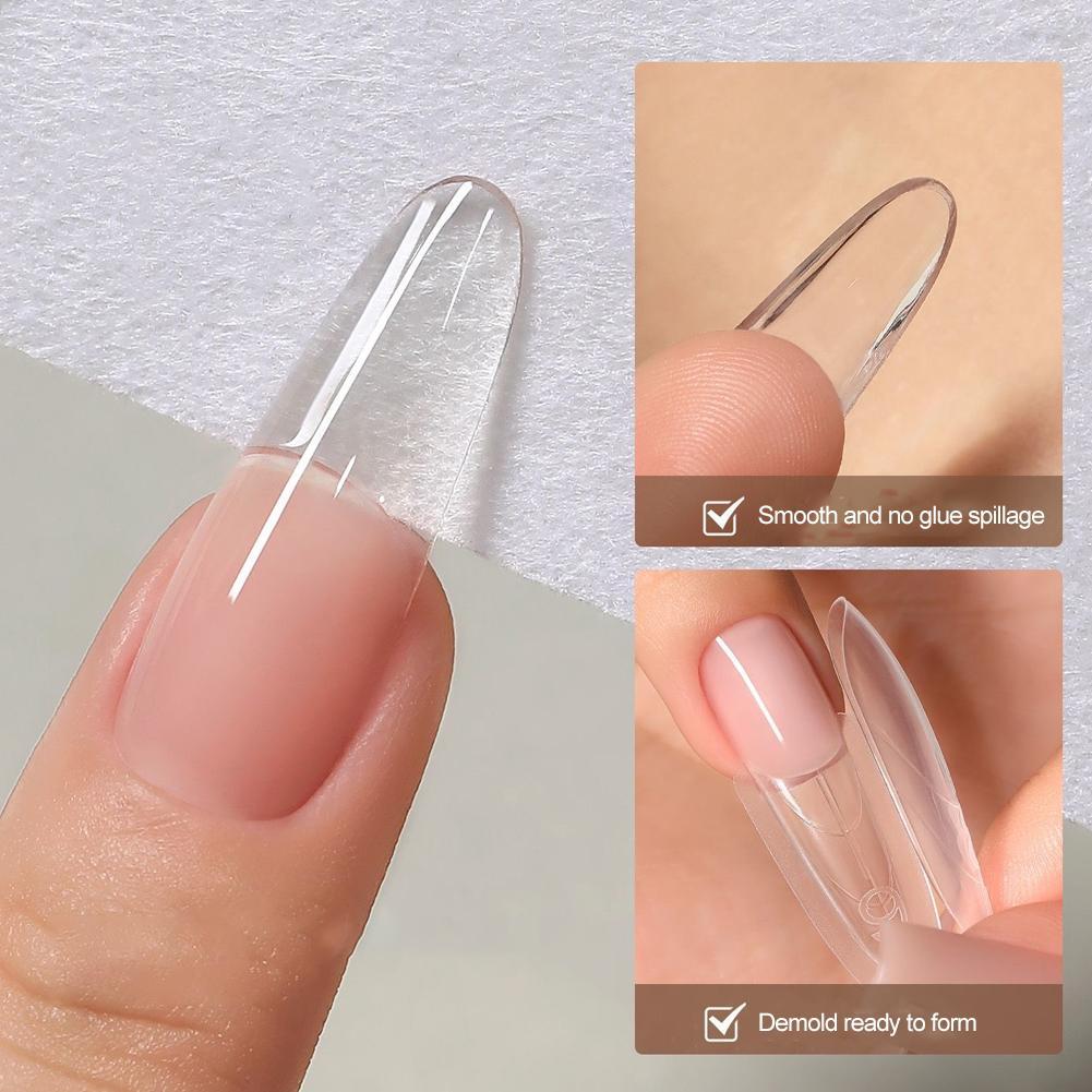 240PCS Sandwich Dual Nail Form - Nail Extension Form ulasan dan harga