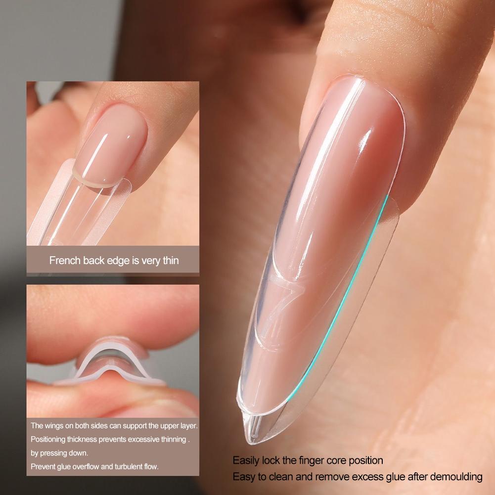 240PCS Sandwich Dual Nail Form - Nail Extension Form ulasan dan harga