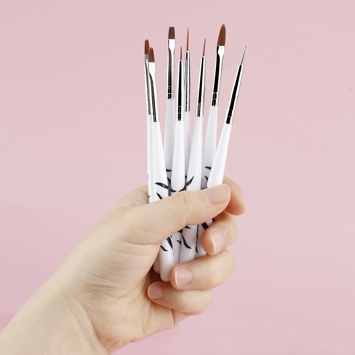 Zebra Handle Nail Brush Set Fo - Nail Art Zebra ulasan dan harga