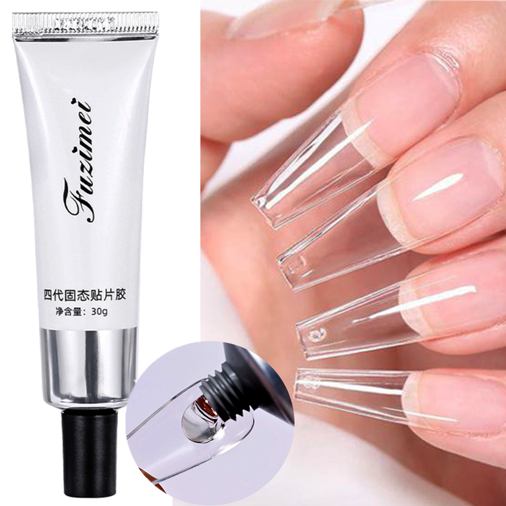 30/20/10g Solid Soft Fake Nail - Nail Extension Form ulasan dan harga