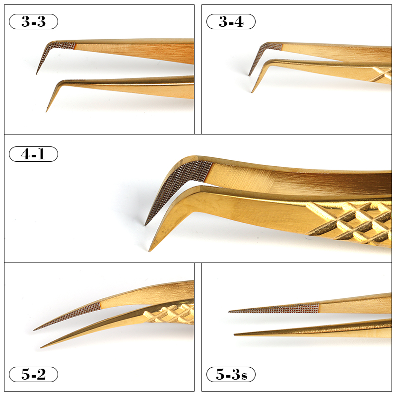 1pc Fiber Tip Tweezers Stainle - Nail Extension Form ulasan dan harga