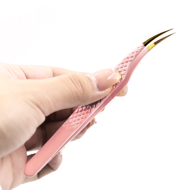 1pc Fiber Tip Tweezers Stainle - Nail Extension Form ulasan dan harga