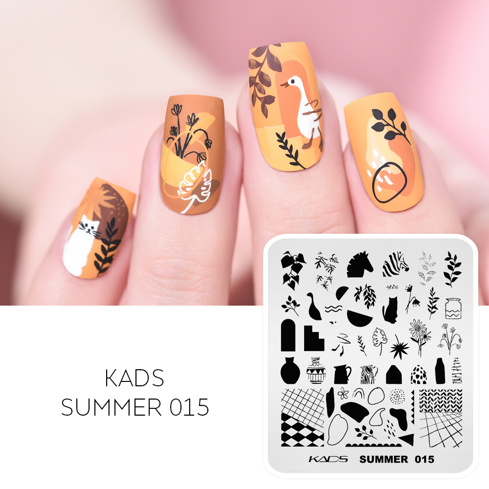 KADS Summer 015 Nail Art Plate - Nail Art Zebra ulasan dan harga