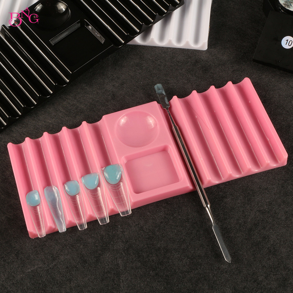 BNG Dual Form Holder Plastic P - Nail Extension Form ulasan dan harga