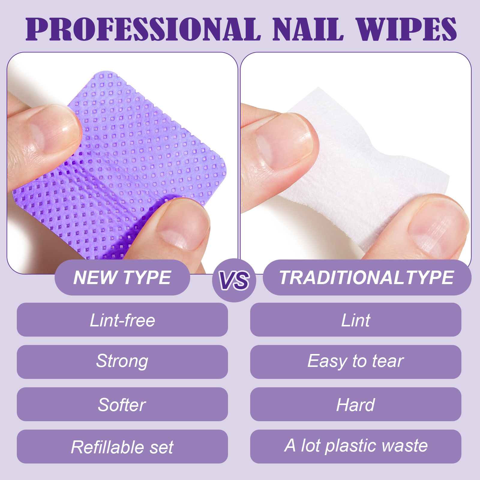 630/1200pcs Lint-Free Gel Nail - Nail Art Ideas ulasan dan harga