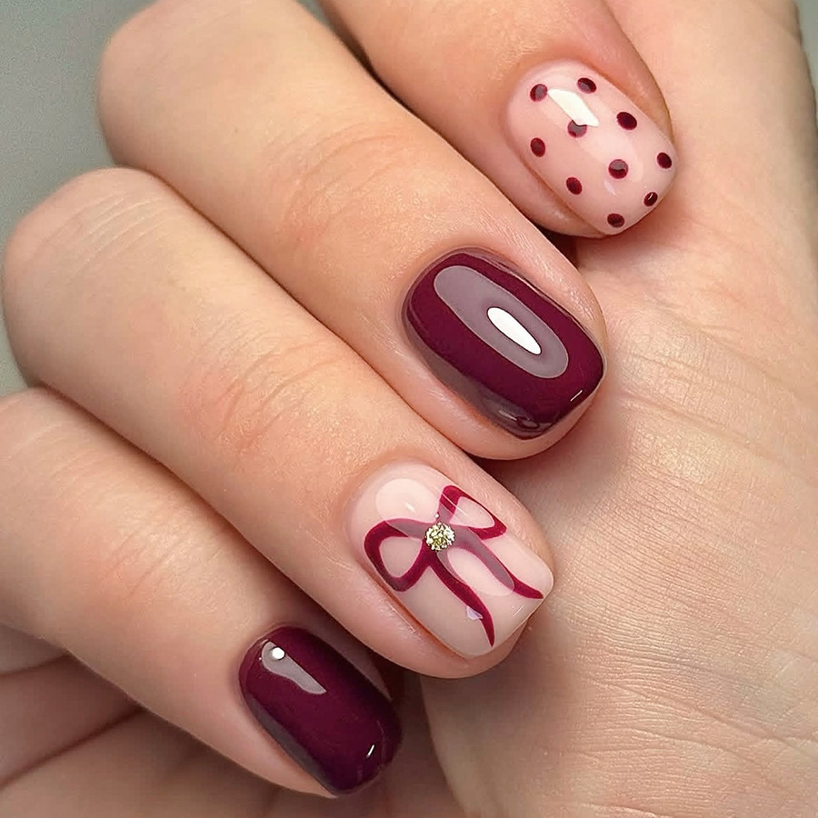 Short Square Press On Nails Gl - Nail Art Design ulasan dan harga
