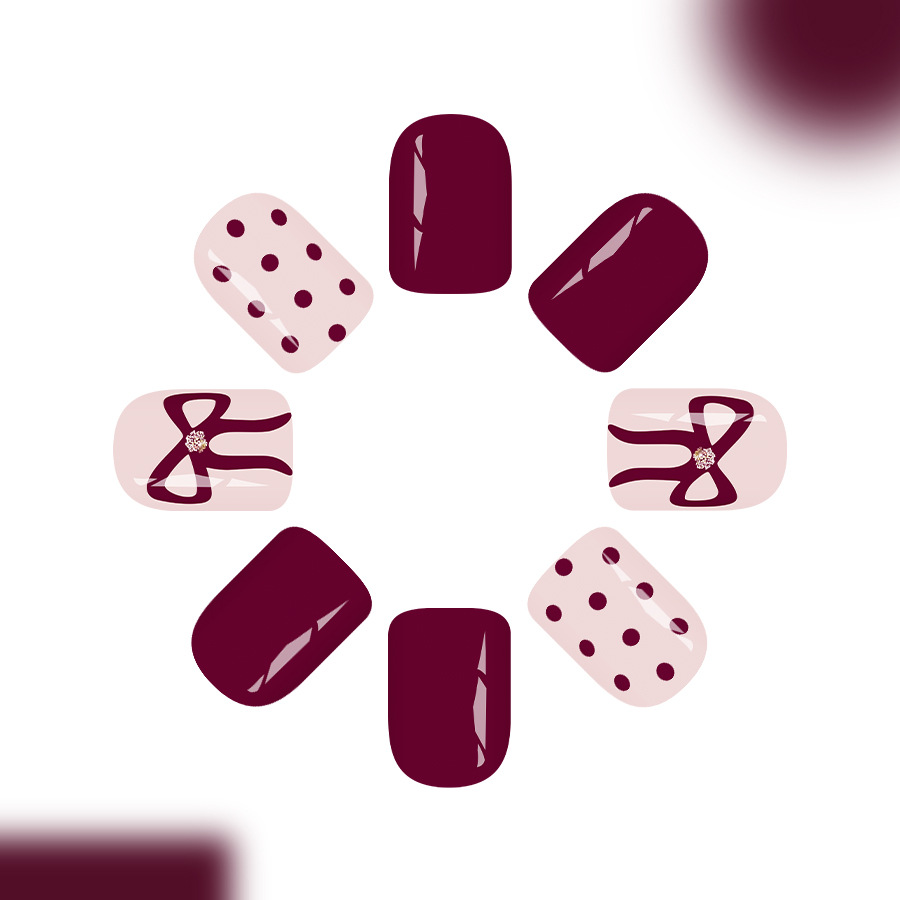 Short Square Press On Nails Gl - Nail Art Design ulasan dan harga