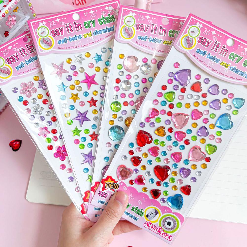 Self-Adhesive Face Rhinestones - Nail Art Design ulasan dan harga