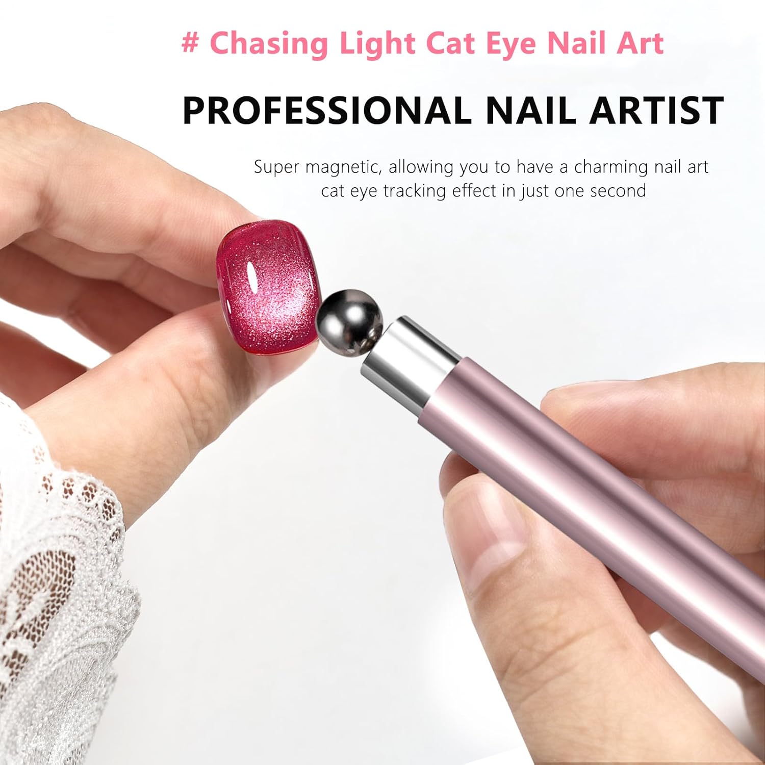 Cat Eye Magnetic Ball With Nai - Nail Art Ideas ulasan dan harga