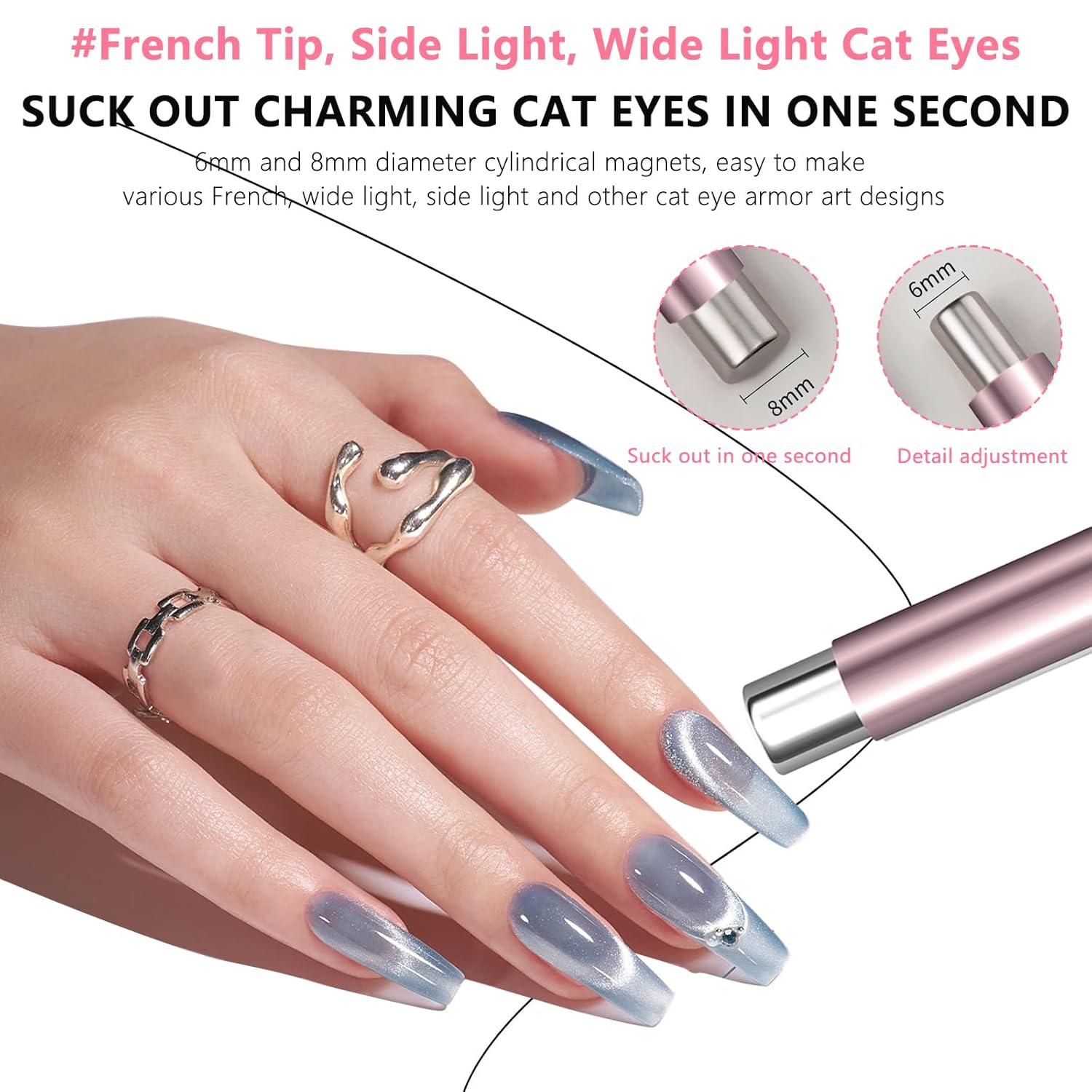 Cat Eye Magnetic Ball With Nai - Nail Art Ideas ulasan dan harga