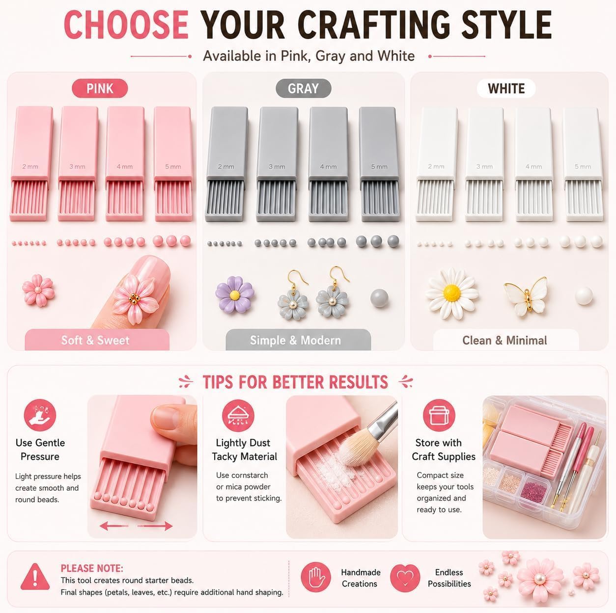 4PCS 3D Print Clay Gel Ball Ma - Nail Art Design ulasan dan harga