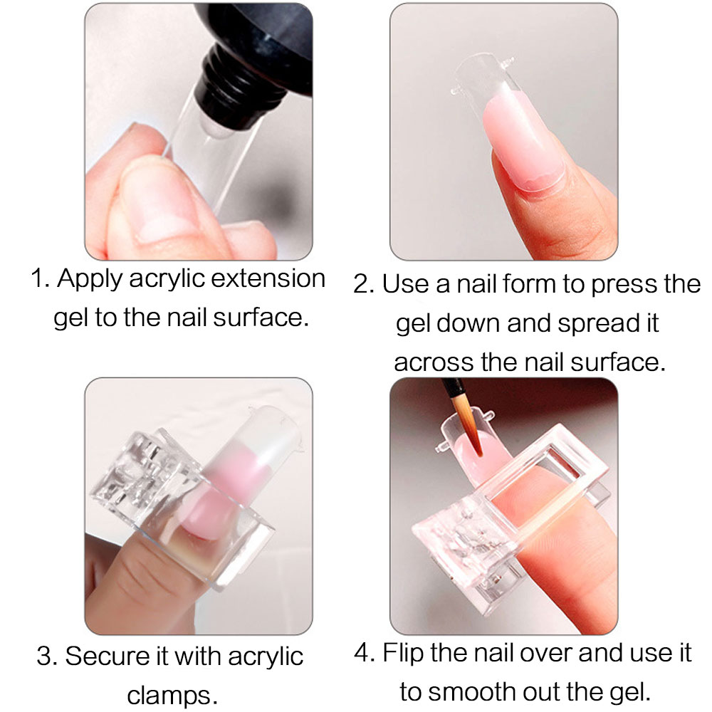 5 Pcs Flexible Soft Poly Gel N - Nail Art Design ulasan dan harga