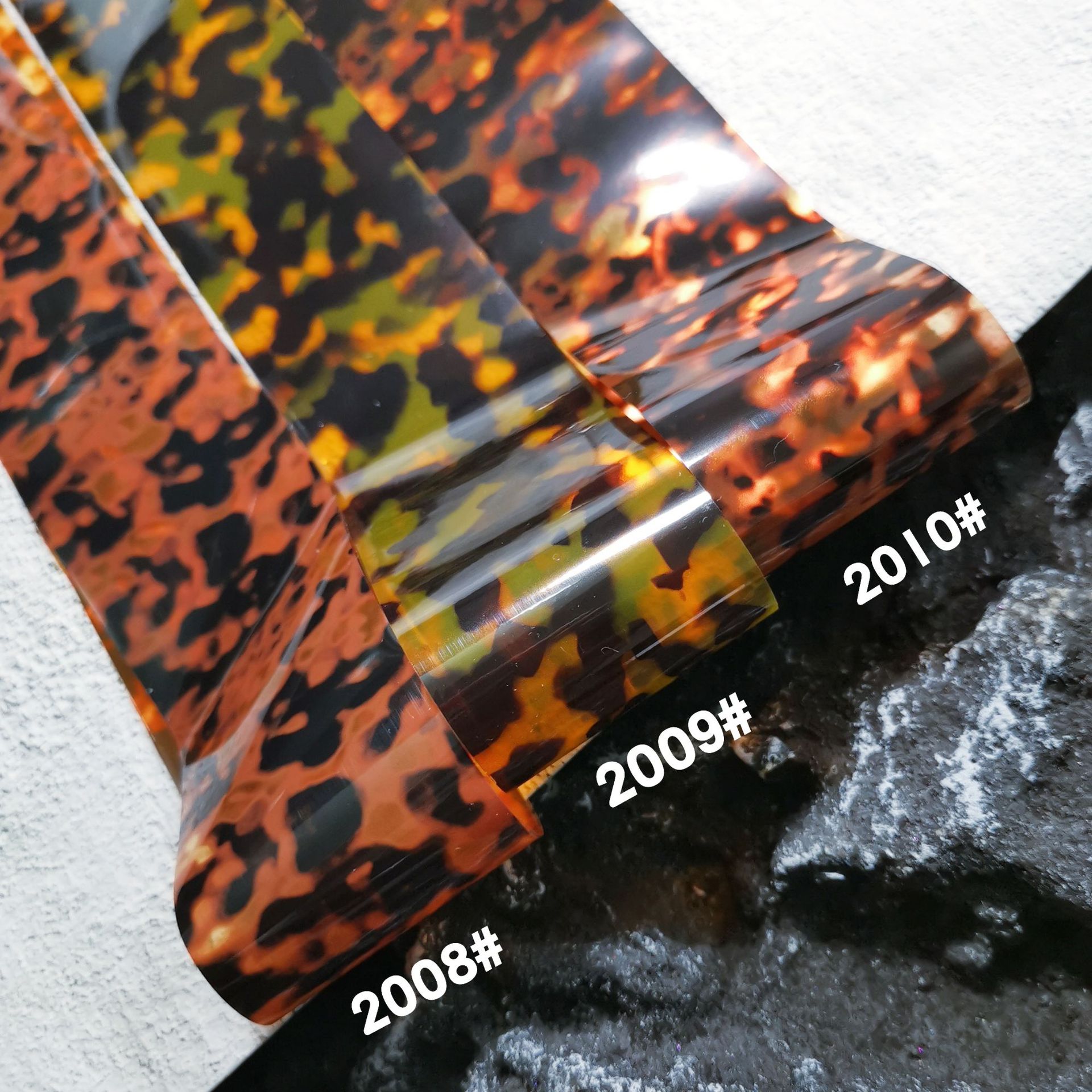 1roll 100CM*4CM Tortoise Shell - Nail Art Zebra ulasan dan harga