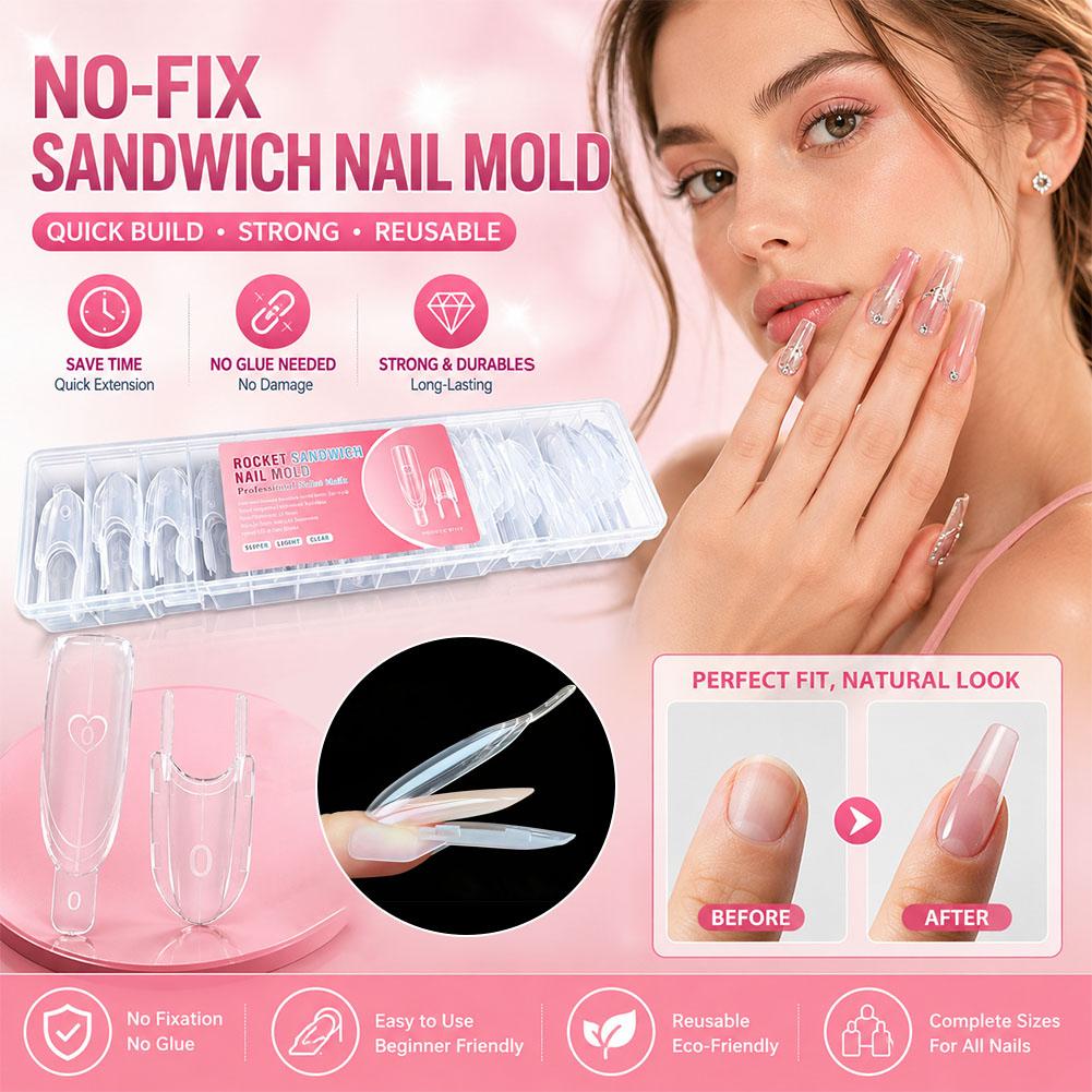 Dual Forms Nail Extension Mold - Nail Extension Form ulasan dan harga