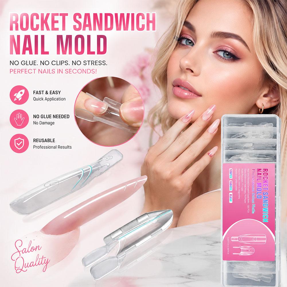 Dual Forms Nail Extension Mold - Nail Extension Form ulasan dan harga