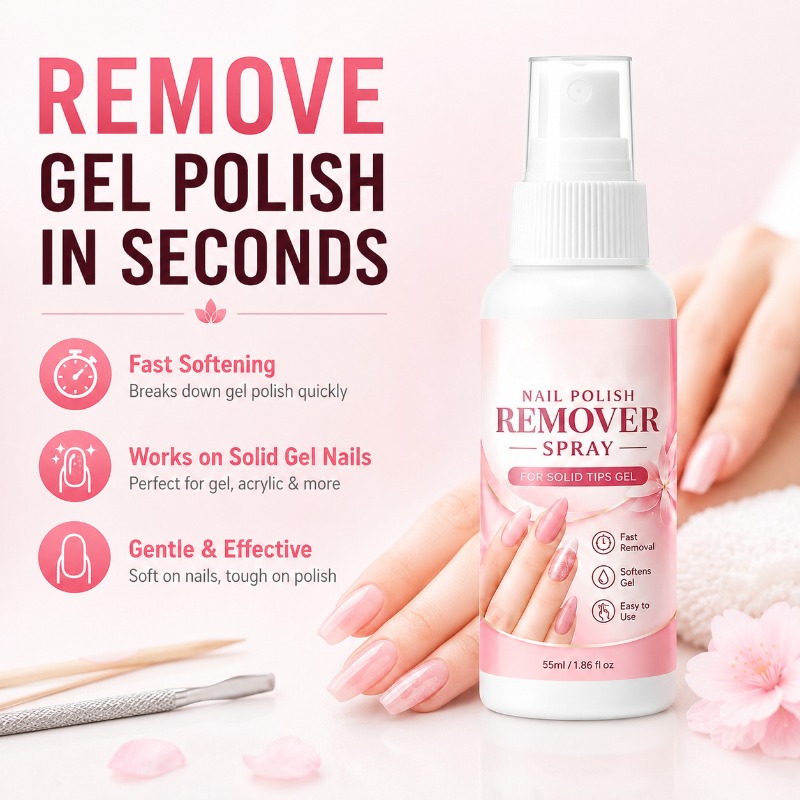 Nail Remover Spray Solid Nail  - Nail Art Ideas ulasan dan harga