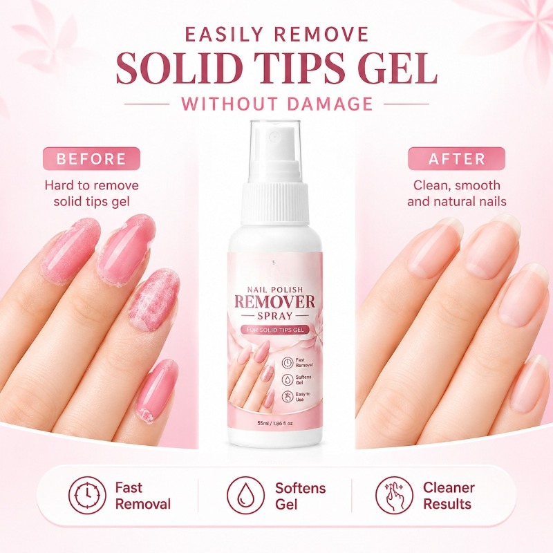 Nail Remover Spray Solid Nail  - Nail Art Ideas ulasan dan harga