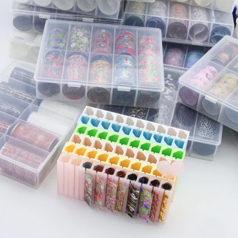 1 Set Transfer Paper Organizer - Nail Foil Transfer ulasan dan harga