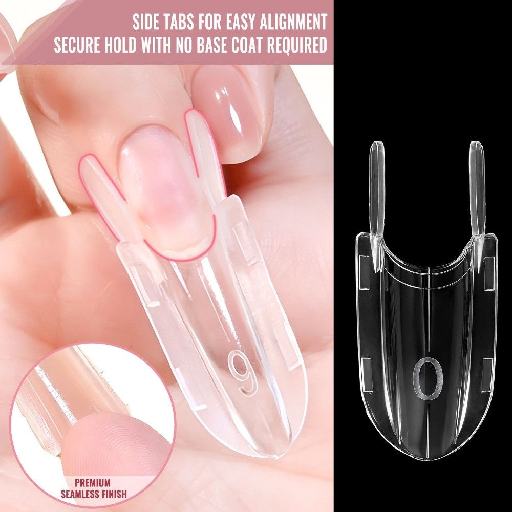 120pcs Rocket Shape Sandwich D - Nail Extension Form ulasan dan harga