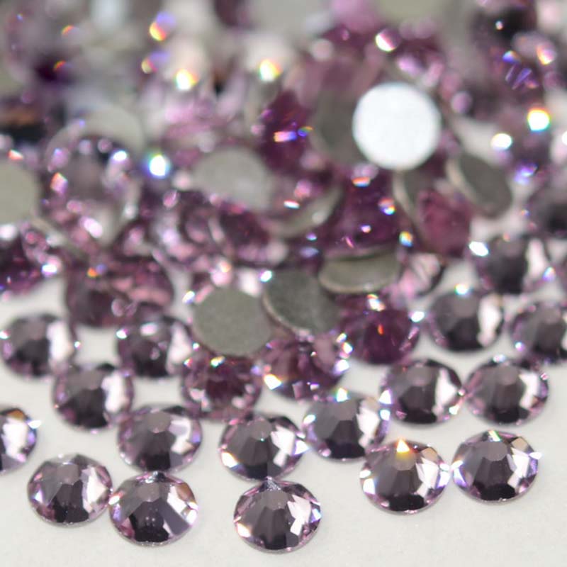 5A Light Amethyst Purple Glass - Nail Art Glitter ulasan dan harga