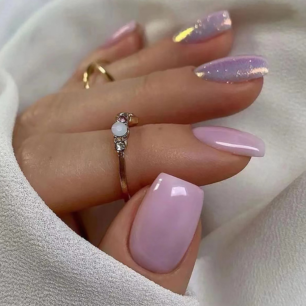 Short fake nails for women gir - Nail Art Glitter ulasan dan harga
