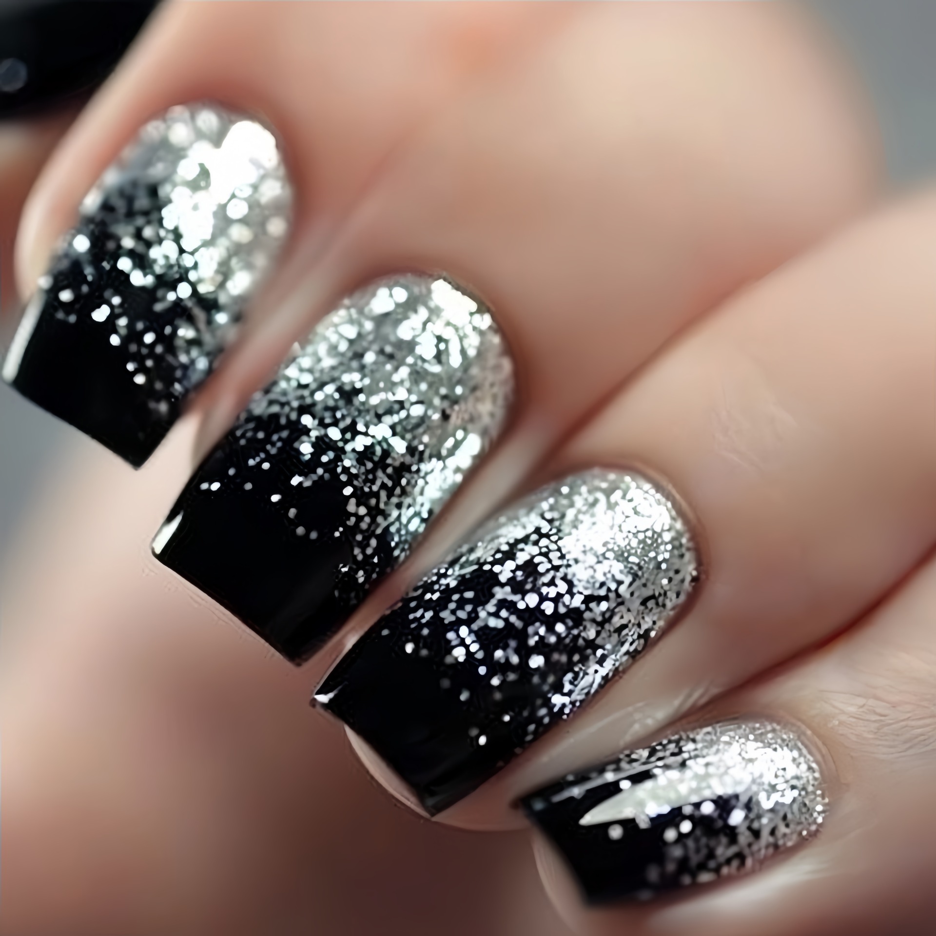 Short Medium fake nails Gradie - Nail Art Design ulasan dan harga