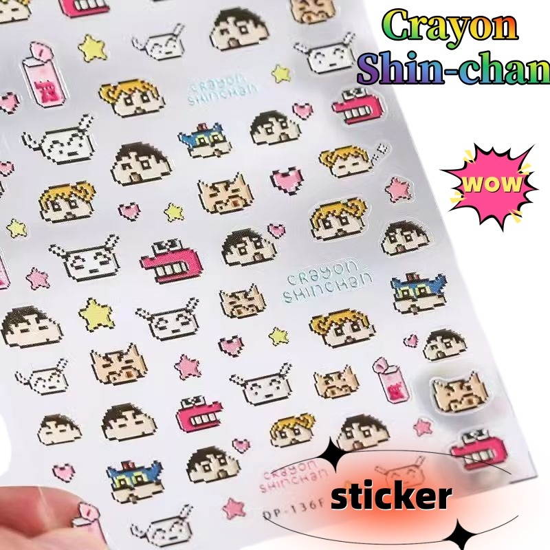 Crayon Shin-chan Creative Pape - Nail Art Design ulasan dan harga