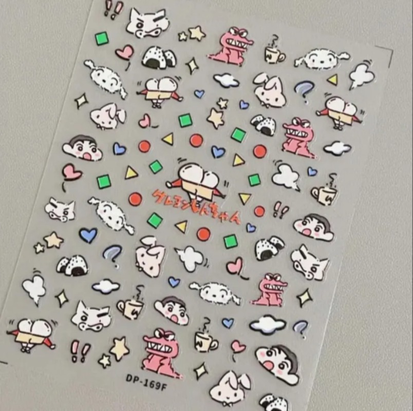 Crayon Shin-chan Creative Pape - Nail Art Design ulasan dan harga