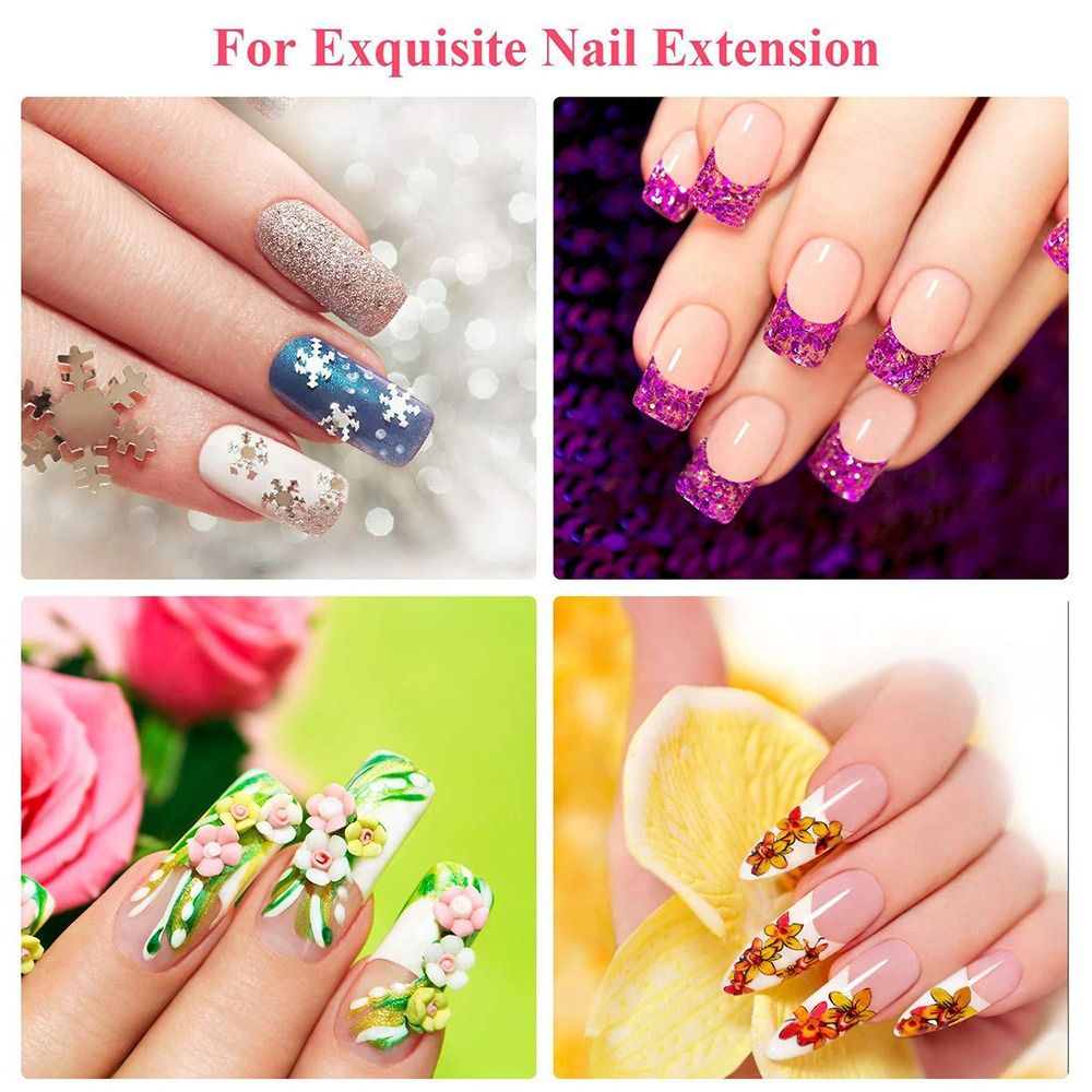 50Pcs Durable Non-woven Silk F - Nail Extension Form ulasan dan harga