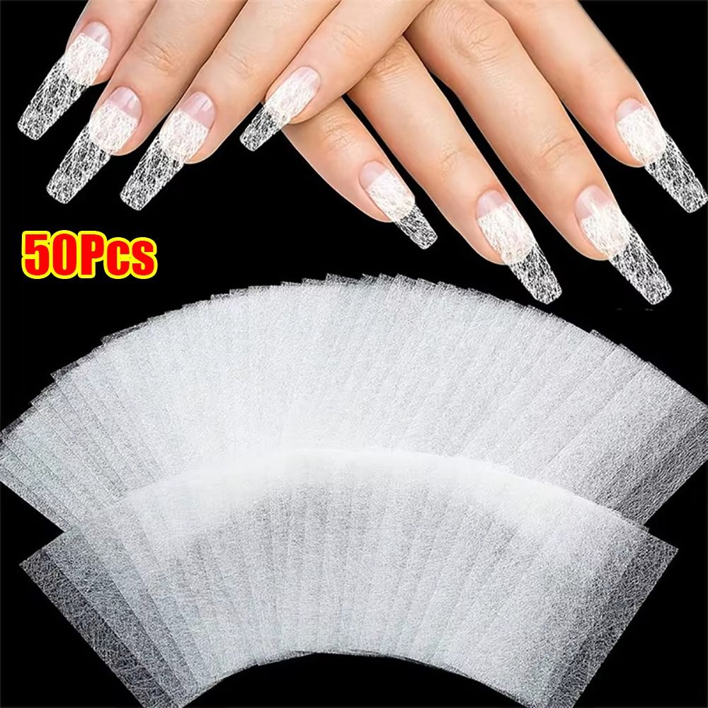 50Pcs Durable Non-woven Silk F - Nail Extension Form ulasan dan harga