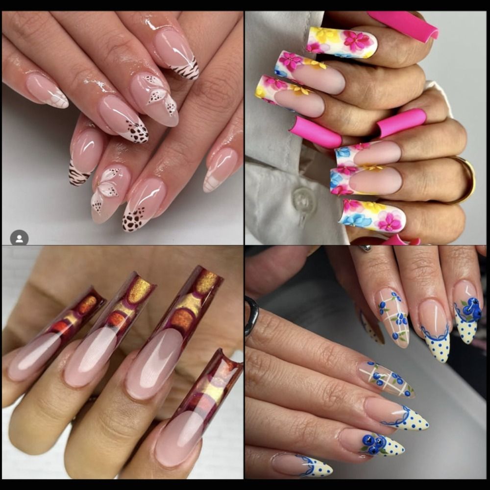 140PCS 14 Sizes French Nail Du - Nail Extension Form ulasan dan harga
