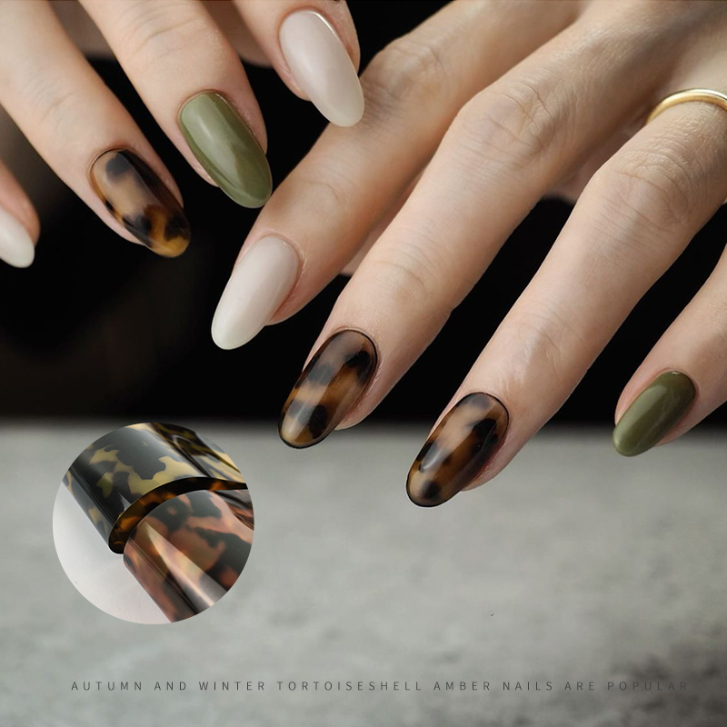 4*100cm Leopard Nail Foil Tran - Nail Art Zebra ulasan dan harga