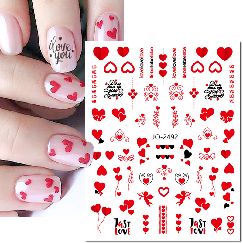 3d Nail Art Decals Geometric L - Nail Art Valentine ulasan dan harga