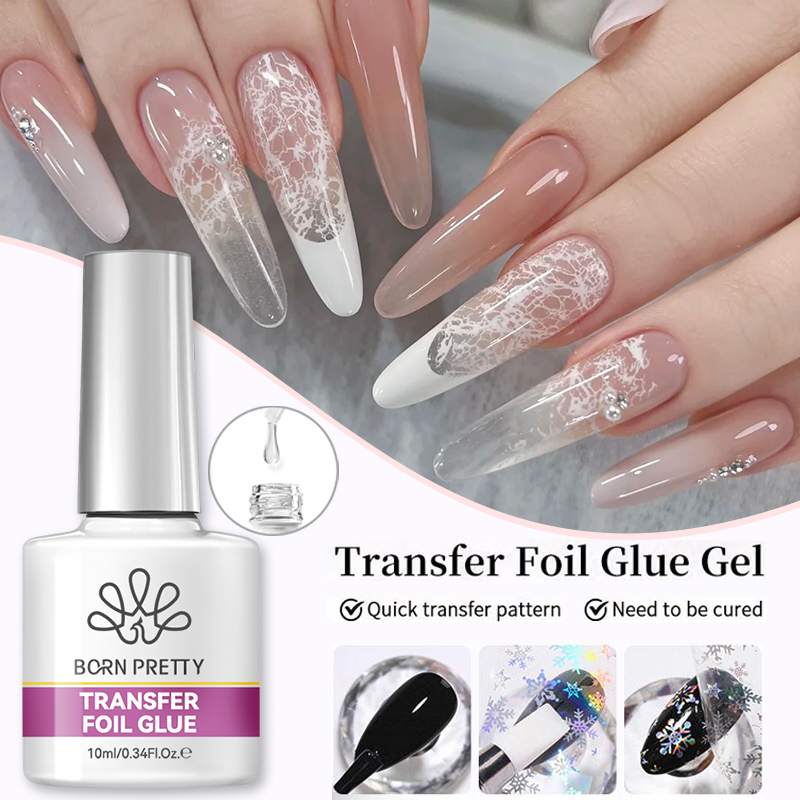 BORN PRETTY Nail Foil Glue Gel - Nail Foil Transfer ulasan dan harga